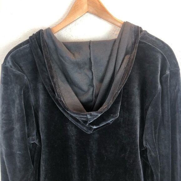 NWT PBX Basics Black Zipper Hoodie Size Medium - Picture 7 of 7